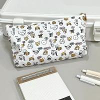ราคา 1P การ์ตูนลูกสุนัขกล่องดินสอความจุขนาดใหญ่กรณีสไตล์เกาหลี Ins นักเรียนกระเป๋าดินสอเครื่องเขียนพิมพ์กล่องเก็บของกระเป๋าดินสอ (19728500883)