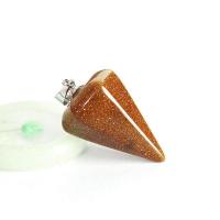 ราคา หินธรรมชาติจี้หินสีชมพูจี้ส่วนเรียวลูกตุ้มหกเหลี่ยมคริสตัลจี้สร้อยคอสำหรับผู้หญิง (16304891862)