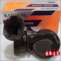 ราคา แตร และอุปกรณ์เสริม แตรหอยโข่ง KAISHENG 110 DB สีดำ 12v จัดส่งเร้ว ค่าส่งถูกราคาดีที่สุด มาร้านนี่จบในที่เดียว (9107842701)