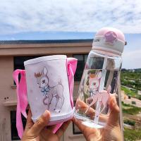 ราคา พร้อมส่ง กระติกน้ำ ขวดน้า ขวดน้ำเด็กลายน่ารักๆ แบบหลอดดูด มีสายสะพาย ขวดน้ำเด็ก 700 ml (16778869031)