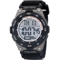 ราคา Armitron Sport Mens 40 8330BLK Brown Accented Digital Chronograph Black Nylon Strap Watch (16984205126)