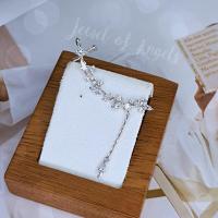 ราคา พร้อมส่ง ต่างหูก้านเงินS925 Earcuff เพชรCZยาว แต่งตุ้งติ้ง สีเงิน ต่างหูแฟชั่นเกาหลี (19745256299)