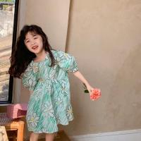 ราคา DB543 Green Daisy Dress เดรสเขียวมิ้นแขนตุ๊กตา ลายดอกเดซี่ (20424337494)