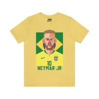 ราคา PSM เสื้อยืดลายนักฟุตบอล ลาย Neymar JR ชุดฟุตบอลทีมชาติบราซิล ฟุตบอลโลก 2022 (20589440507)