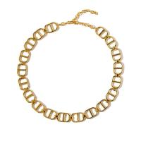 ราคา สร้อยคอโลหะตัวอักษร D วินเทจของผู้หญิงทองคำอัลลอยด์เรียบง่ายโซ่ไหปลาร้าสร้อยโชคเกอร์ (20140218943)