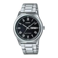 ราคา นาฬิกา รุ่น Casio นาฬิกาข้อมือ ผู้ชาย สายสแตนเลส รุ่น MTP V006D 1B Black Silver จากร้าน MIN WATCH (9958606)