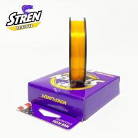 ราคา สายเอ็น STREN MONOFILAMENT สำหรับตกปลา มี 2 สี ส้มขาว ทุกขนาดขนาด 100 หลา (16379249943)