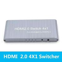 ราคา HDMI 2 0 Splitter in 4X1 OUT รองรับ 4K 2K 60 hz HDCP 2 2 Full HD 3D สำหรับ Blu Ray DVD จัดส่งฟรี (17245952353)