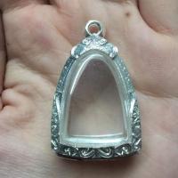 ราคา ตลับเงินแท้ ใส่พระรูปหล่อ ใส่พระรูปหล่อหลวงพ่อเงิน ขนาดจอ 2 2x3cm (18515068926)