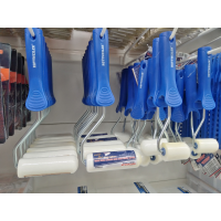 ราคา แปรงลูกกลิ้งทาสี 2 นิ้ว 50 MM ลูกกลิ้งทาสี Roller frame แปรงทาสี ROTTWEILER Paint Rollers Paint Roller With Handle (11129154405)