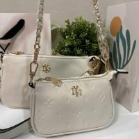 ราคา LYN ของแท้ หลุดQC Outlet กระเป๋าสะพาย lyn ทรงพอช มีใบลูก สไตล์ louis (19095585644)