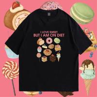 ราคา S 5XL พร้อมส่ง เสื้อ I LOVE SWEET กุชชี่ นอร์ธเฟซ ผ้าCotton 100 มีสองสี ส่งไววันต่อวันจ้า T shirt (20929340343)