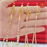 ราคา สร้อยทองคำขาวลายเม็ดมะยมหรือลายฟักทอง ออกแบบมาเพื่อความสวยงาม สมจริงที่สุด (9516802072)