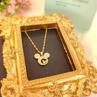 ราคา สร้อยคอเงินชุบทอง จี้พลอย 9k มิกกี้พลอย 0 18 0 2 กรัม ทองคำแท้ 37 5 มีใบรับประกัน งานจิวเวลรี่ (16448931117)