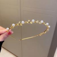 ราคา AZDH เงางาม ที่มีคุณภาพสูง ทองสีทอง บาร็อค ที่คาดผมล้างหน้า เทียอาร่า ไข่มุกไข่มุก ที่คาดผมพลอยเทียม ที่คาดผมใบไม้ หมวกสไตล์เกาหลี ห่วงรัดผมผู้หญิงบางๆ (20646467259)