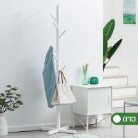 ราคา ราวไม้อเนกประสงค์ ราวแขวนผ้า ที่แขวนกระเป๋า Wooden coat rack Wooden pole เสาแขวนสูท เสาแขวนเสื้อ ราวไม้ ราวแขวนเสื้อ ราวแขวนผ้า แข็งแรง ประกอบง่าย (18878864483)