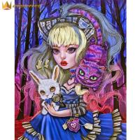 ราคา winnereco ปักเพชร ภาพวาดเพชรเม็ด 5D DIY เจาะเต็มรอบสาวภาพวาดเพชร40x50cm ชุดอุปกรณ์ตกแต่งบ้าน ครอสติสคริสตัล ปักเพชรครอสติช diamond painting (20698524913)