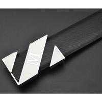 ราคา เข็มขัดหนังแท้สำหรับผู้ชายสีขาว M เข็มขัดหนังตัวอักษร Kepala Tali Pinggang Lelaki (19437799025)