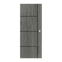 ราคา ฟรีค่าส่ง ประตู Laminate VINYL ภายใน MASTERWOOD รุ่น LMNM003 ขนาด 80 x 200 ซม สีโอ๊กเทา เส้นสีดำ เจาะลูกบิด โปรโมชั่นประตู ราคาถูก สินค้าพร้อมส่งด่วน (17524523051)