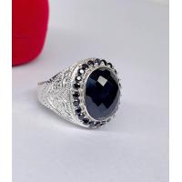 ราคา แหวนเงินชายนิลล้อมนิลลายไทยข้าง (21389350919)