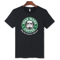 ราคา Alimoo เสื้อยืดผ้าฝ้ายฮิปฮอปพิมพ์ Star War ออกแบบสำหรับผู้ชาย ส่วน100 บาท โค้ด ขนาดใหญ่ XXS 4XLS 5XL (21335031450)