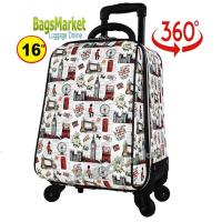 ราคา รุ่นใหม่ 4 ล้อ 360 องศา ฺBagsmarket กระเป๋าเดินทาง 16 นิ้ว แบรนด์ Sun POLO ระบบรหัสล๊อค 4 ล้อ กระเป๋าล้อลาก หนังกันน้ำได้ (11284907907)