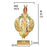 ราคา แกะสลักไม้ เครื่องประดับนกยูง เครื่องประดับตกแต่งนกยูงรำแพนตั้งโต๊ะ รูปปั้นนกยูง ไม้แกะนกยูง ปิดทองติดกระจก แผ่นนกยูงแกะสลัก แกะสลัก ของถวายพระ (21280601993)