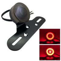 ราคา รถจักรยานยนต์แข่งเลนส์สีควัน LED กลมไฟท้ายตัวช่วยหยุดวิ่ง UTV จักรยานสกปรกโคมไฟเตือนเบรกอเนกประสงค์สำหรับฮาร์เลย์คาเฟ่ชอปเปอร์ฮอนด้า1ชิ้น (20239391433)