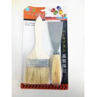 ราคา เซ็ท แปรงทาสีพร้อมเกียงโป๊ว แปรงด้ามไม้ทาสี เกียงโป๊วสี ด้ามไม้ อุปกรณ์งานสี อุปกรณ์งานก่อสร้าง (19593660070)