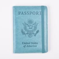 ราคา ปกพาสปอร์ต กระเป๋าใส่พาสปอร์ต ปกการ์ด passport cover หนัง PU มีสายรัด หลากสี (20599421599)