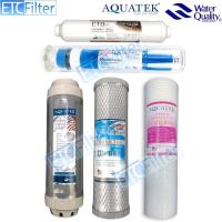 ราคา ชุดไส้กรอง Aquatek RO 50 GPD 75 GPD85 GPD 100 GPD 150 GPD (10577999946)