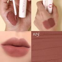 ราคา NIIKA 1 Pcs FOCALLUREเคลือบลิปสติกลิปเคลือบริมฝีปากลิปสติกเหลวLipclay Lipcreamกำมะหยี่ทนกันน้ำDual ใช้LipและCheek Professionalแต่งหน้า12สี (5729466292)