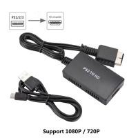 ราคา For PS2 to HD Audio Video Converter Adapter 1080P Support for PS1 2 3 Display Modes for HDTV PC Full HD Cable Adapter (18954757455)