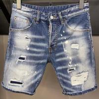 ราคา New DSQUARED2 Brand Mens Short Jeans Fashion Casual Slim Hole High Quality D2 Denim Shorts Hip Hop Blue Ripped Shorts (16492741399)