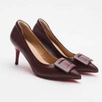 ราคา Choushoes รองเท้าหนังแกะ รุ่น Leena ความสูง 3 นิ้ว หัวแหลม ใส่สบาย ไม่บีบหน้าเท้า ส้นสูงเรียว (12242669647)