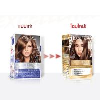 ราคา Loreal excellence cream ครีมเปลี่ยนสีผม ลอรีอัล เอ็กเซลเล้นซ์ ครีม ปิดผมขาว ยาย้อมผม ปิดผมหงอก กล่องแดง (12756529406)