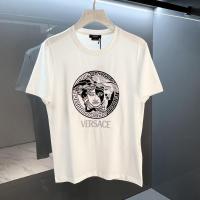 ราคา 2023 NEWHigh รุ่น Vers 2023ฤดูร้อนใหม่คลาสสิกพิมพ์ Medusa Casual Wide เสื้อยืด Collar Label Tag (19769987422)