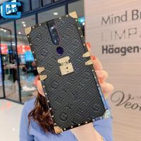 ราคา สำหรับ OPPO F3 OPPO F5 OPPO F5 Youth OPPO F7 OPPO F7 Youth OPPO F9 OPPO F9 Pro OPPO F11 OPPO F11 Pro แฟชั่นหรูหราหนังนิ่มสแควร์ยี่ห้อเคสโทรศัพท์เคสกันกระแทก (15144640498)