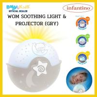 ราคา ออกE taxได้ Infantino โมบายเด็ก โคมไฟติดเตียงเด็ก LED และ โปรเจคเตอร์ติดเตียงเด็ก soothing light projecter (14050443052)