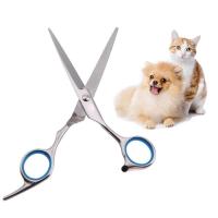 ราคา Pet เซ็ต 6 นิ้วกรรไกรสัตว์เลี้ยงกรรไกรตัดขนสำหรับสุนัข สีฟ้า Pet Scissors Pet Dog Grooming Shears Tool Blue (731076851)