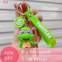 ราคา Lowest price FG พวงกุญแจรูปนินจาเต่านินจาวัยรุ่นกลายพันธุ์พวงกุญแจน่ารักจี้ตุ๊กตาสำหรับกระเป๋าเป้สะพายหลังอุปกรณ์เสริมของเล่นของขวัญ (20455566762)