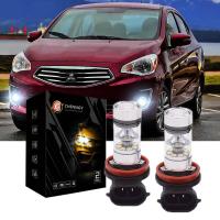 ราคา หลอดไฟตัดหมอกหน้า LED 6000K H11ไฟตัดหมอกสำหรับ MITSUBISHI I Mirage Attrage G4 Sedan 2014 2015 2016 2017 2018 2019 2020 (13522875817)