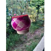 ราคา กระติบข้าวเหนียว ผลิตภัณฑ์ที่ทำจากไม้ไผ่ กระติ๊บข้าวเหนียว กล่องใส่ข้าวเหนียว ก่องใส่ข้าวเหนียว ขนาด 4 4 นิ้ว (1530546284)