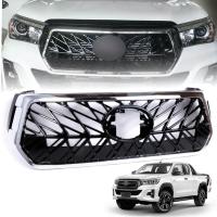 ราคา กระจังหน้า หน้ากระจัง ลาย LEXUS รุ่น โตโยต้า ไฮลักซ์ รีโว่ ร็อคโค่ TOYOTA HILUX REVO ROCCO ปี 2017 2020 สีดำ ขอบโครเมี่ยม 1 ชิ้น (718822140)