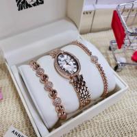ราคา นาฬิกาข้อมือผู้หญิงAnne Klein Womens Quartz Metal TD AK 3970RGSTสแตนเลส สวยมาก กันน้ำได้ ส่งฟรี (17284937675)
