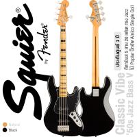 ราคา Fender Squier Classic Vibe 70s Jazz Bass V MN กีตาร์เบส 5 สาย 20 เฟรต ไม้ Poplar คอเมเปิ้ล ปิ๊กอัพ Alnico Single Coil ประกันศูนย์ 1 ปี (763090829)