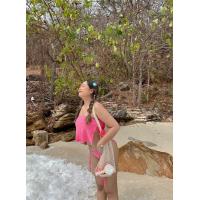 ราคา Gigi Bikini บิกินี 3 ชิ้น บรา กางเกงใน กระโปรง สามารถเอามาใส่เป็นเกาะอกได้ สำหรับสาวอวบอ้วน (21369392885)