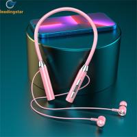 ราคา LeadingStar Fast Delivery Wireless Bluetooth compatible 5 2 Headphones Hanging Neck Stereo Noise Cancelling Universal Sports Headset With Microphone (19959134003)