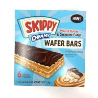 ราคา Skippy Creamy Wafer Bars น้ำหนัก 216 กรัม 1 กล่องมี 6 ชิ้น BB 22 08 24 (21126585336)