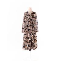 ราคา HD LADY DRESS เดรสแขนยาวคอวีไขว้อก ผ้าซีทรูตาข่ายพิมพ์ลายดอกไม้ มีซับในแต่งกลิตเตอร์ ตรงเอวมีหูใส่เข็มขัดได้ Preloved (20670584662)